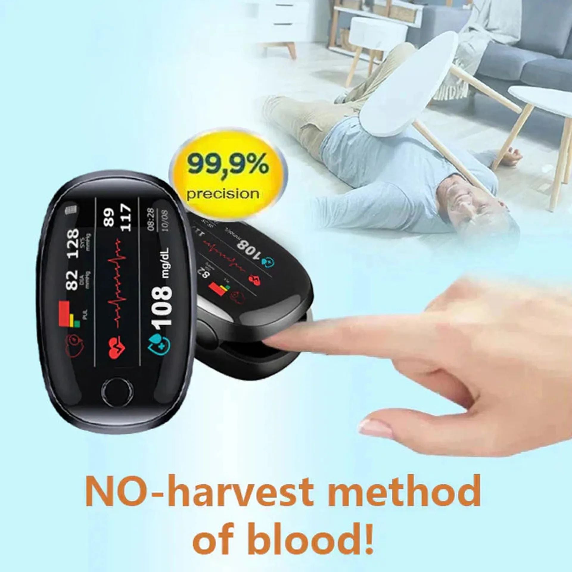 Non-Invasive Blood Glucose Meter| Imported from USA | 🚨Limited Stock Available🚨